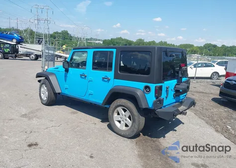 2017 Jeep Wrangler Unlimited Sport 4X4 из США, поврежденный, VIN 1C4BJWDG3HL703117